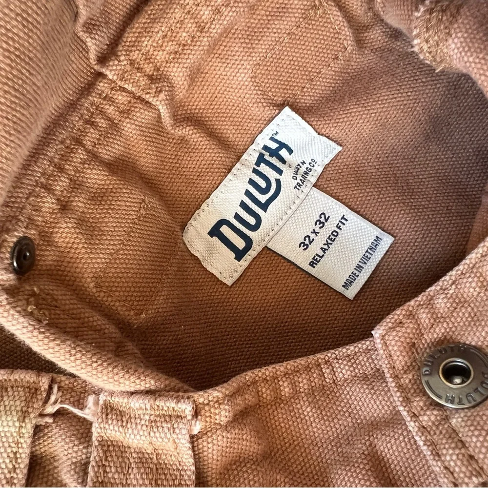 Duluth Trading Co Cargo Work Pants 32x32 (actual 31x29) Relaxed Fit Cotton - Picture 6 of 9